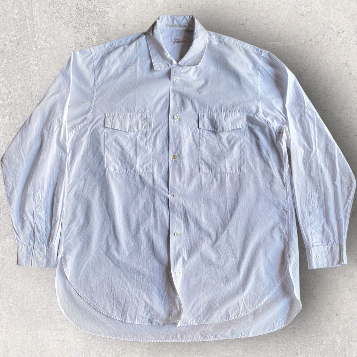 Yohji Yamamoto Vintage Double Flap Pocket Oversized Shirt Size US L / EU 52-54 / 3 - 2 Thumbnail