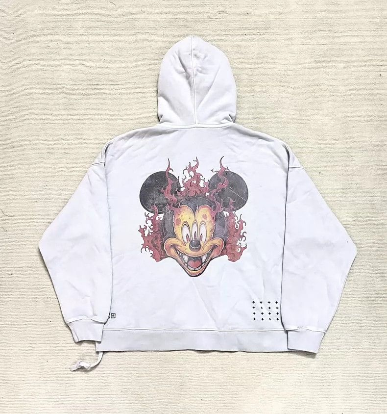 Ksubi Ksubi Mickey Mouse Zip Hoodie Sweatshirt Size US L / EU 52-54 / 3 - 1 Thumbnail