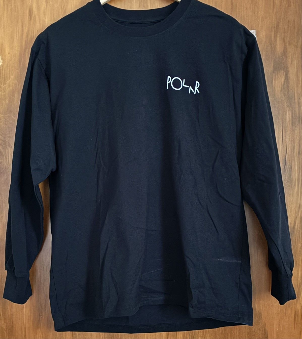 Polar Skate Co. Polar Skate Co Fill Logo Long Sleeve Tee Black - Sz. Medium Size US M / EU 48-50 / 2 - 1 Thumbnail