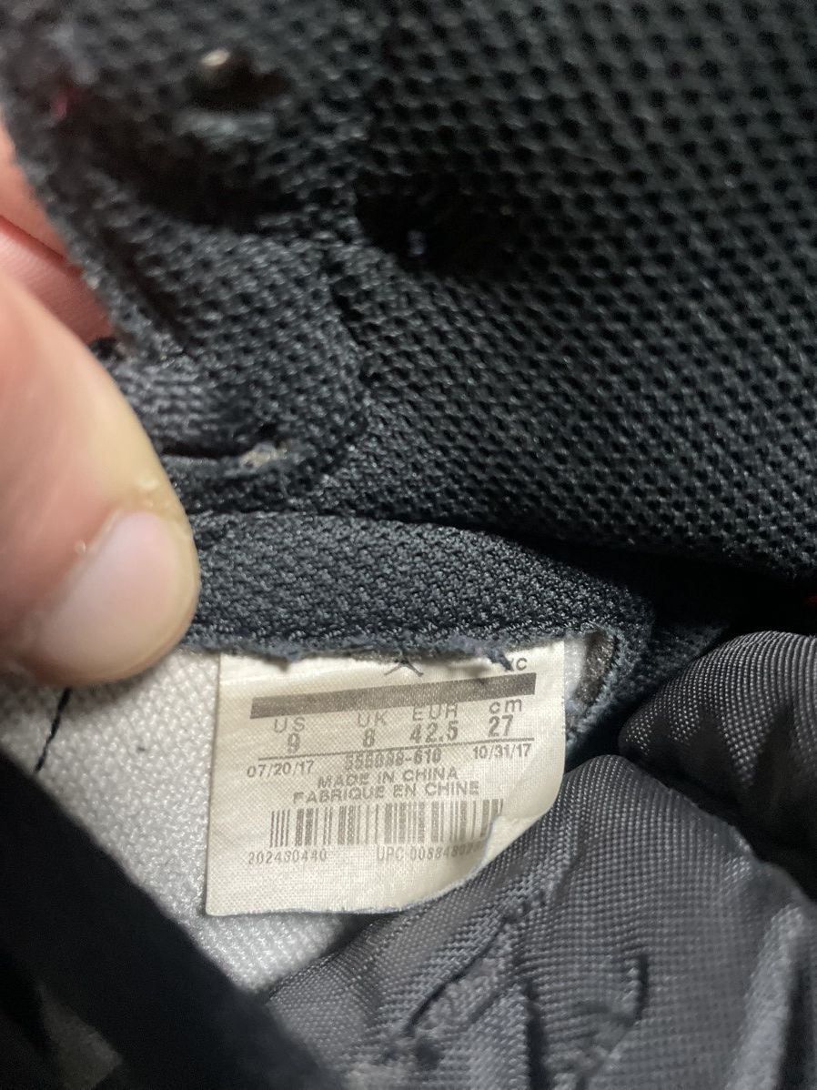 Jordan Brand × Nike Nike Air Jordan 1 Retro OG High “Bred Toe” Size US 9 / EU 42 - 24 Thumbnail
