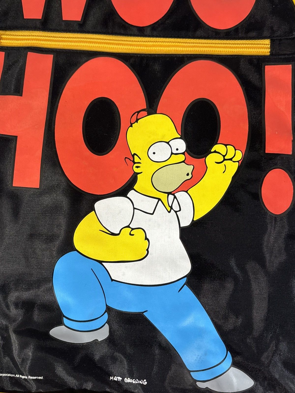 Vintage Vintage 90s Simpsons Bags Homer Woo Hoo! Kidz Biz Backpack Size ONE SIZE - 4 Thumbnail