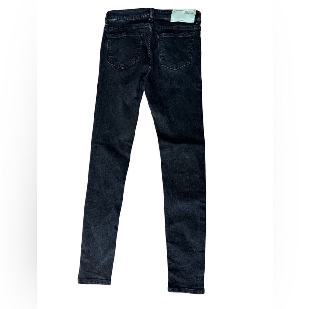 Off-White Off-White Black Gothic Skinny Jeans Size US25 Size 25" / US 0 / IT 36 - 2 Thumbnail