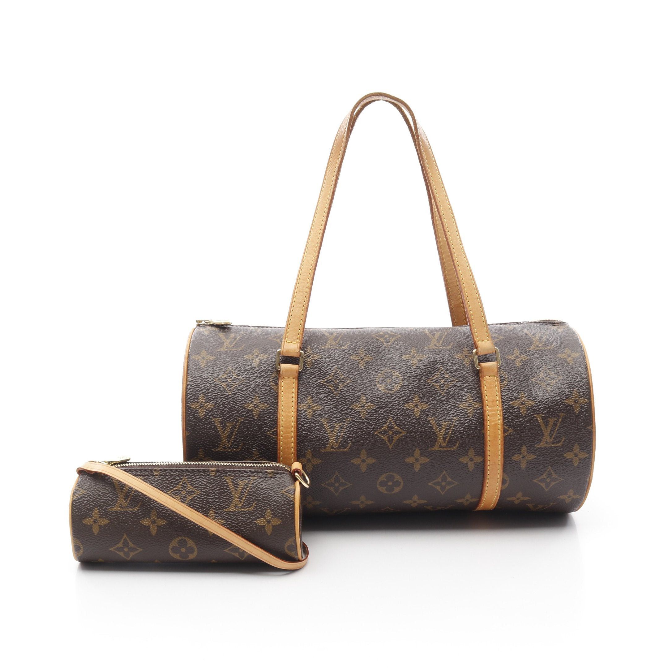 Louis Vuitton Louis Vuitton Papillon 30 Monogram Handbag Leather Brown Size ONE SIZE - 1 Thumbnail
