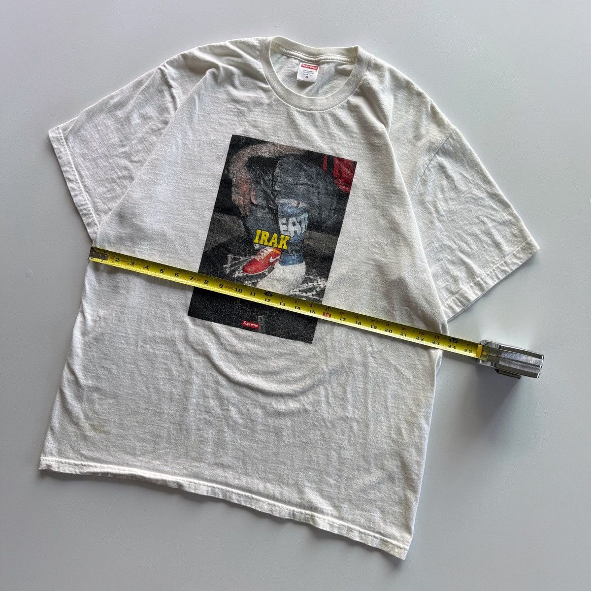 IRAK × Supreme FW22 Supreme x IRAK Cast Tee 'White' Size XL Size US XL / EU 56 / 4 - 10 Thumbnail
