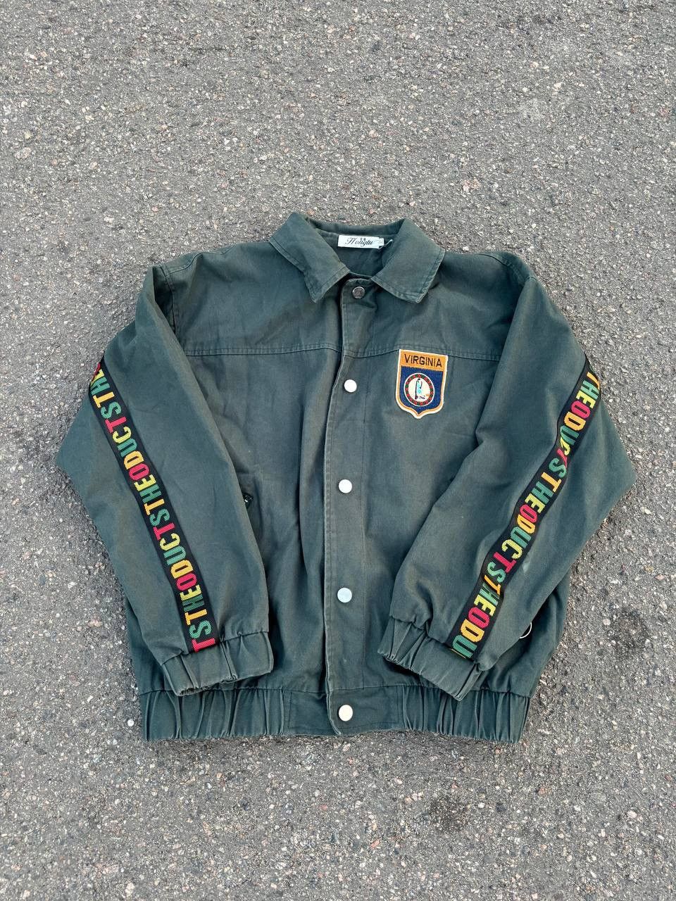 Designer × Japanese Brand × Vintage Vintage Y2K Hongtu Military Green Kapital Style Bomber Size US XL / EU 56 / 4 - 2 Thumbnail