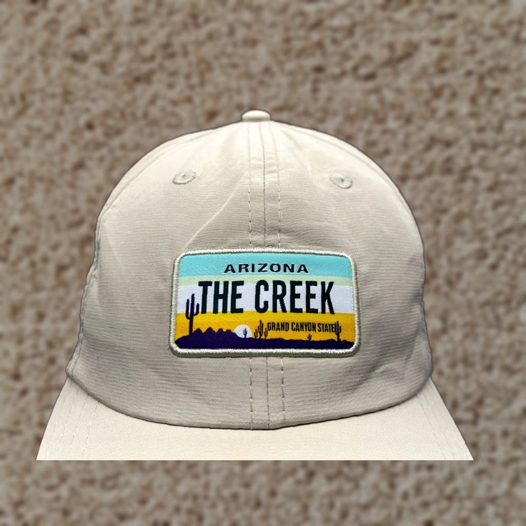 Vintage Arizona The Creek Grand Canyon Hat Cap Strap Back Adult One Size Beige Polyester Hat Cap Ball Cap Beige Arizona Outdoor Adjustable Unisex Adults Size ONE SIZE - 1 Thumbnail
