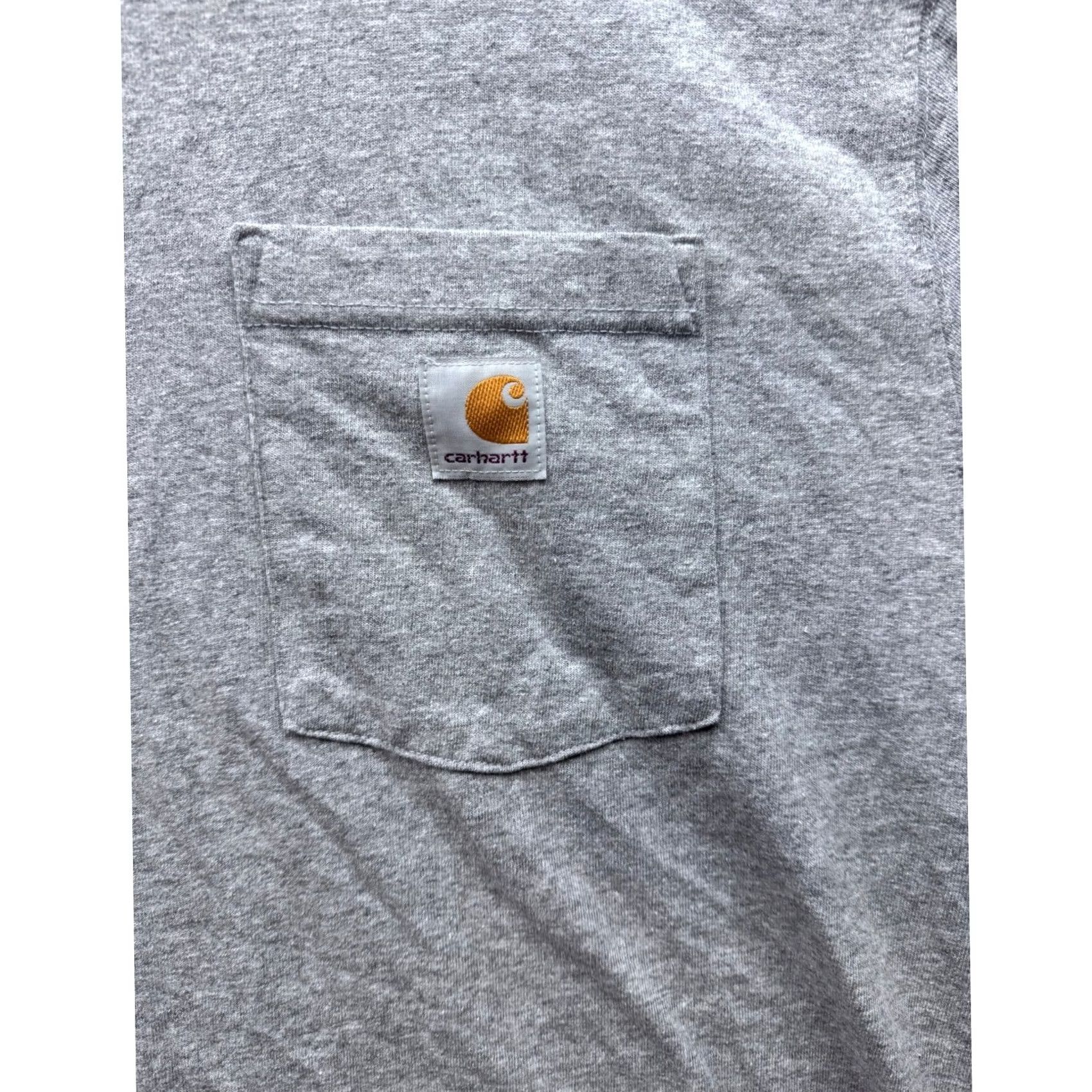 Carhartt Carhartt Mens Loose Fit Short Sleeve Pocket T Shirt Gray XL Size US XL / EU 56 / 4 - 2 Thumbnail
