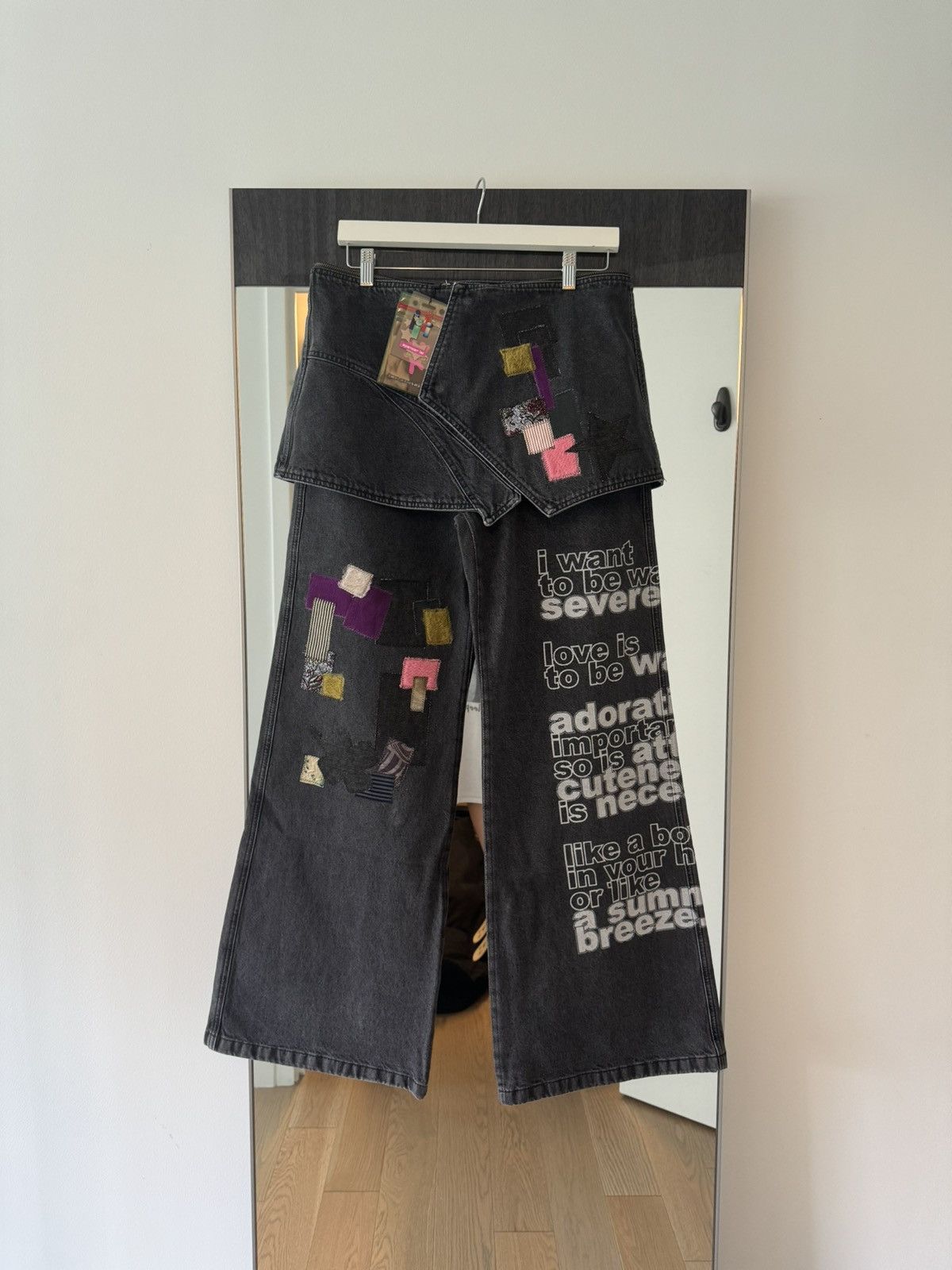Heaven by Marc Jacobs × Kiko Kostadinov Kiko Kostadinov X Heaven Patch Jeans Size 30" / US 8 / IT 44 - 3 Thumbnail