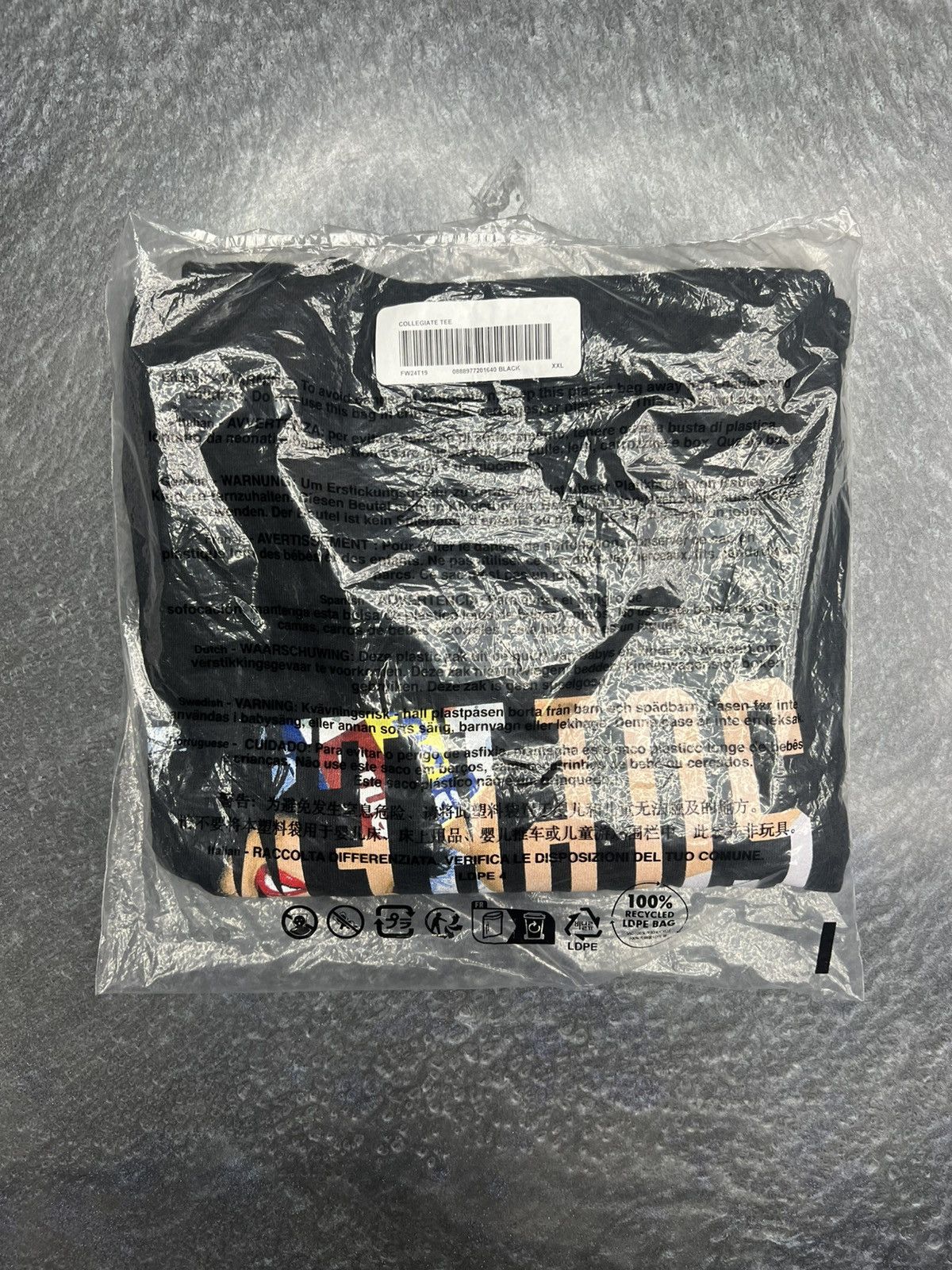Supreme Supreme Tera Patrick Collegiate T-Shirt Size US XXL / EU 58 / 5 - 7 Thumbnail