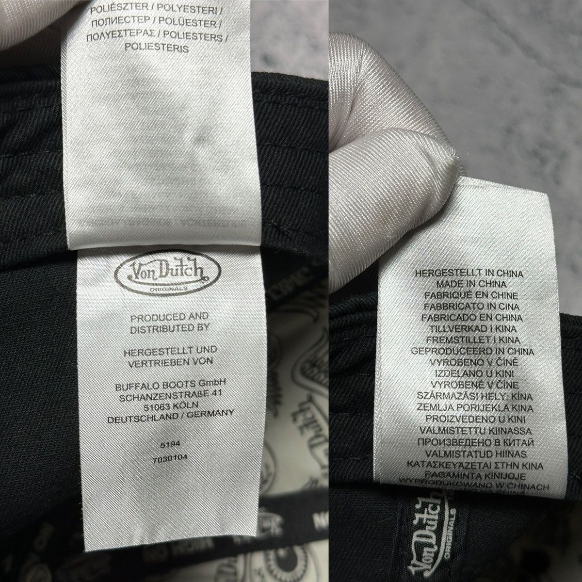 Von Dutch Von Dutch Patch Logo Black Cap Size ONE SIZE - 14 Thumbnail