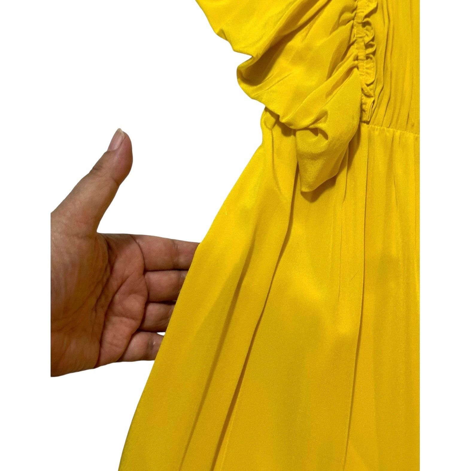 Ulla Johnson Ulla Johnson Ilaria Silk Midi Dress in Sunsprite , Size 2, N Size XS / US 0-2 / IT 36-38 - 13 Thumbnail