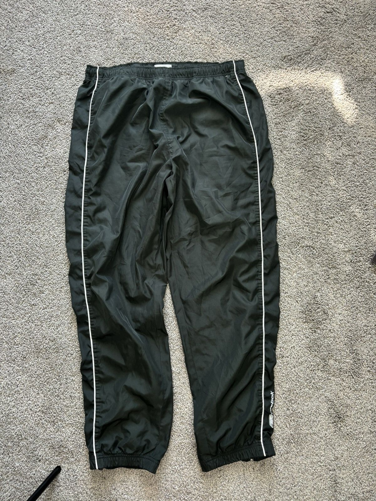 Reebok Vintage 90s black reebok lined track pants Size US 34 / EU 50 - 7 Thumbnail