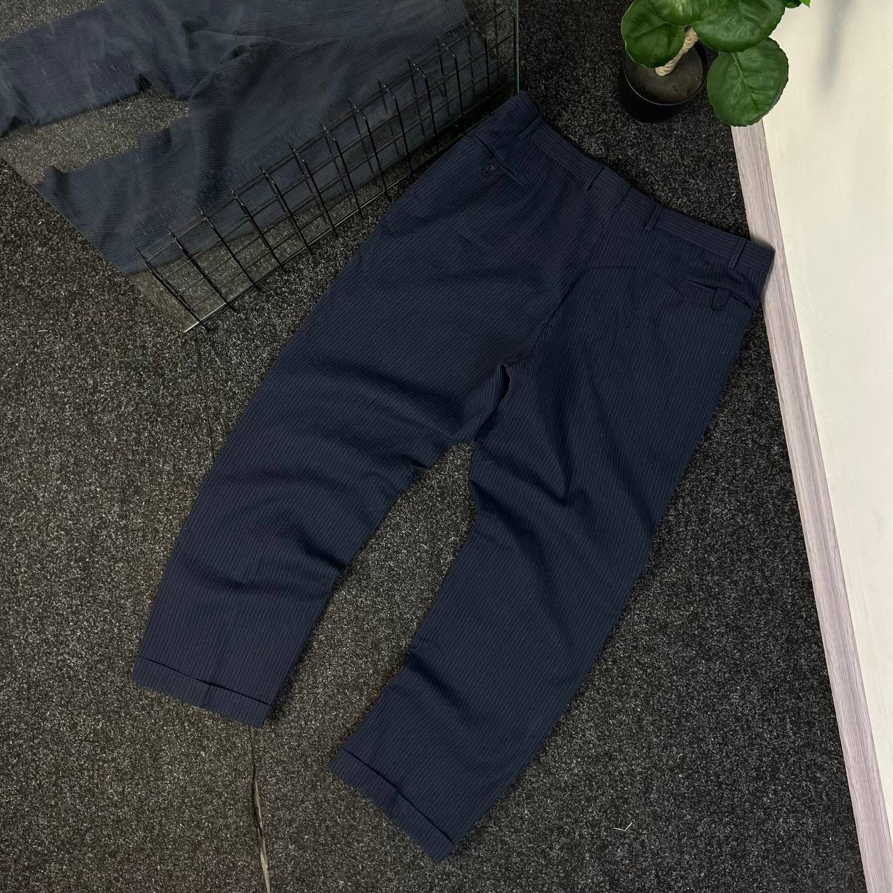 Isaia Isaia Argento Napoli Trousers Wool Big Size Italy Modern Fit Size US 38 / EU 54 - 2 Thumbnail