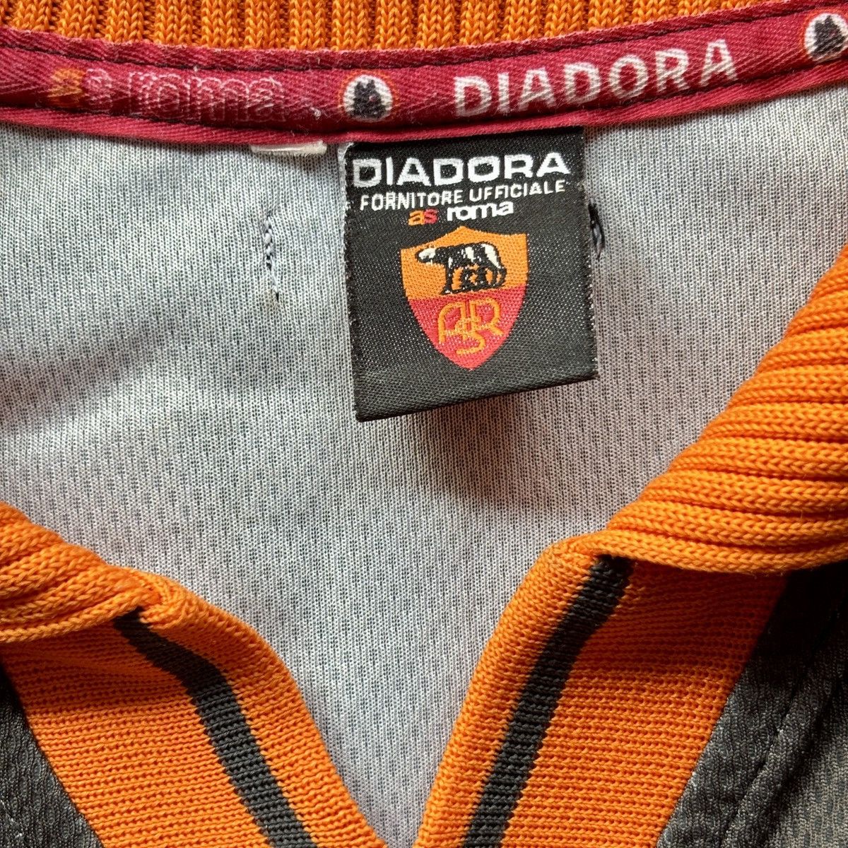 Diadora As Roma 3rd 1998-99 Totti #10 Soccer Jersey Size US L / EU 52-54 / 3 - 5 Thumbnail