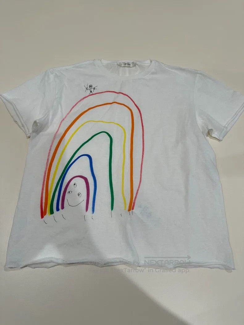 The Row The row Rainbow Organic Cotton Short Sleeve Tee Size XS / US 0-2 / IT 36-38 - 2 Thumbnail