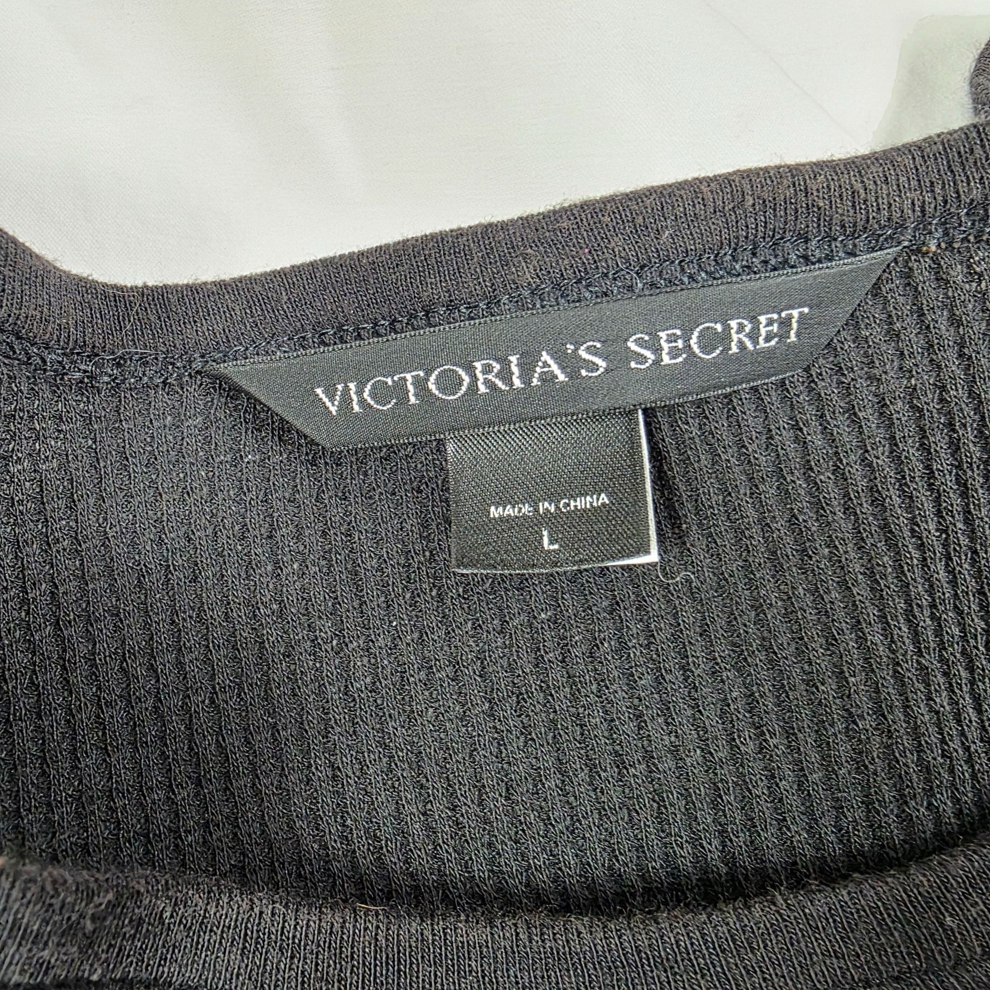 Victoria's Secret Victorias Secret Rock My World Womens Large Black Thermal To Size L / US 10 / IT 46 - 4 Thumbnail
