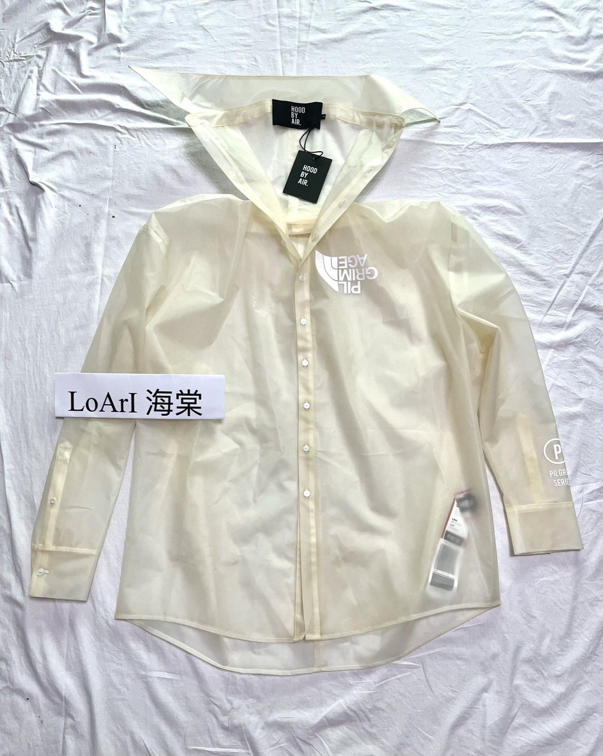 Pre-owned Hood By Air Hba 16fw Pilgrim Age Season Long Shirt In White