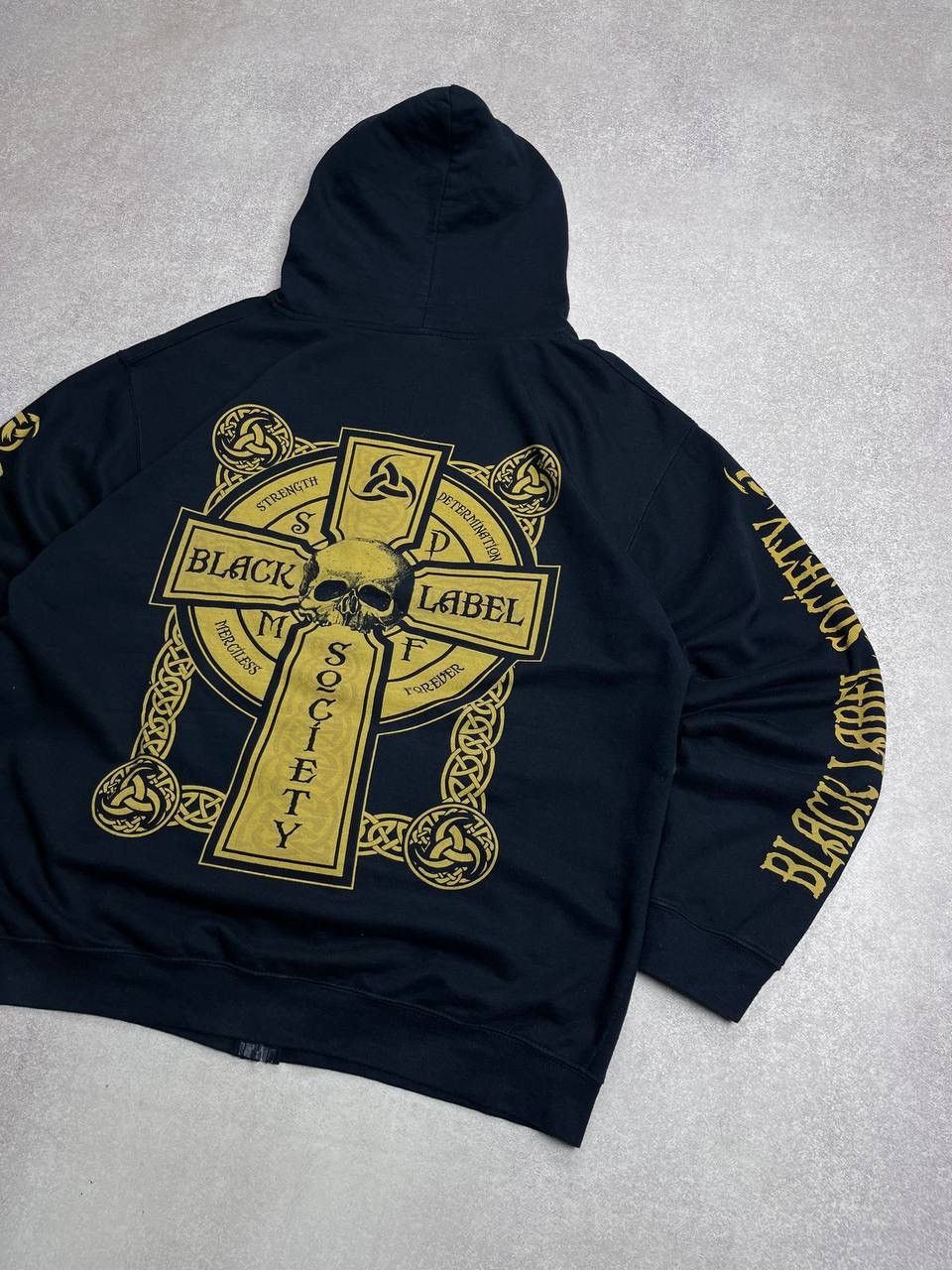 Vintage Vintage BLS Black Label Society Archival Boxy Zip Hoodie XL Size US XL / EU 56 / 4 - 6 Thumbnail