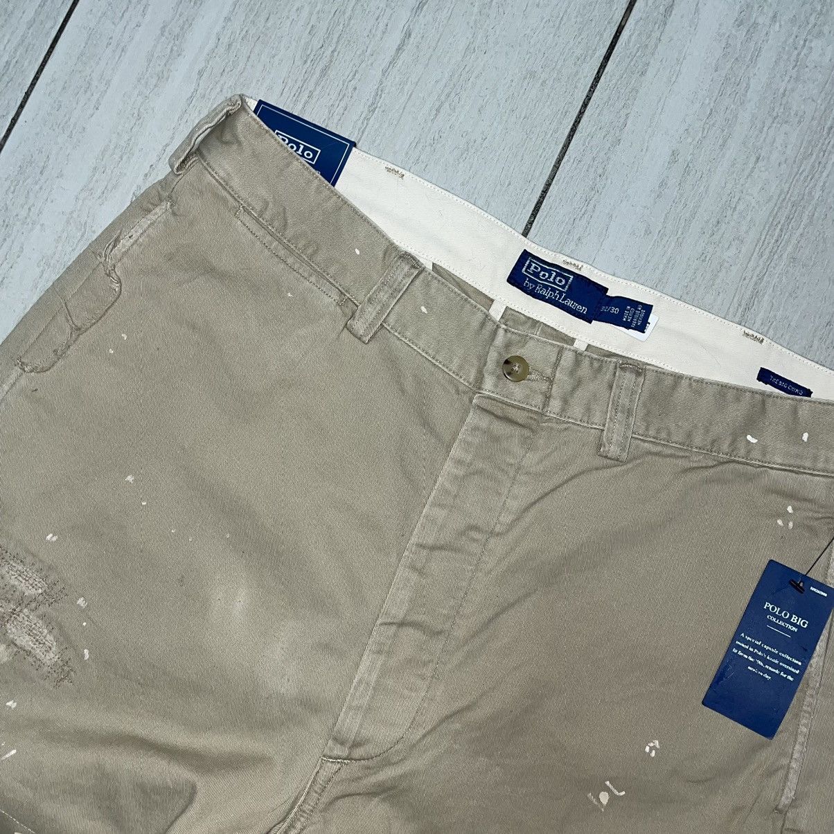 Polo Ralph Lauren × Ralph Lauren Blue Label Polo Ralph Lauren “BIG” Distressed and Repaired Chino Size US 34 / EU 50 - 4 Thumbnail