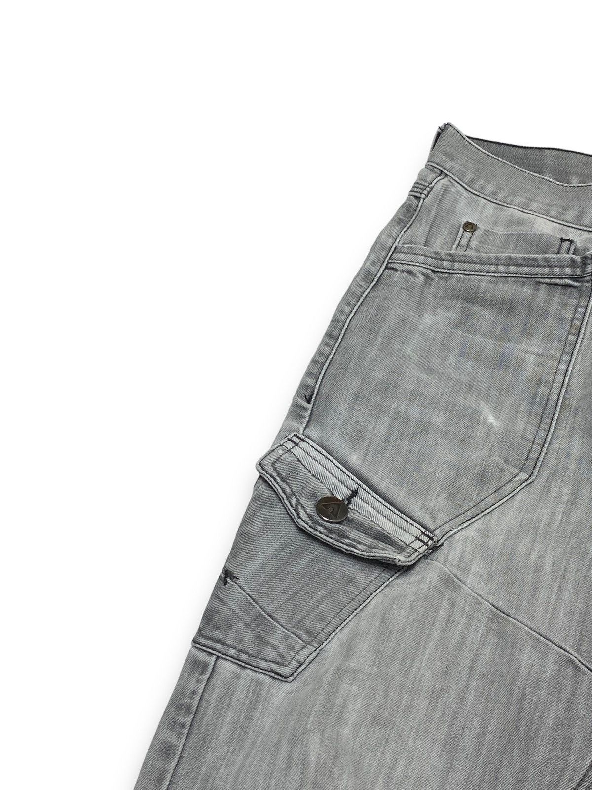 Jean Vintage AIRWALK Crazy Skater Grey Jeans Denim Y2K #2 Size US 32 / EU 48 - 5 Thumbnail