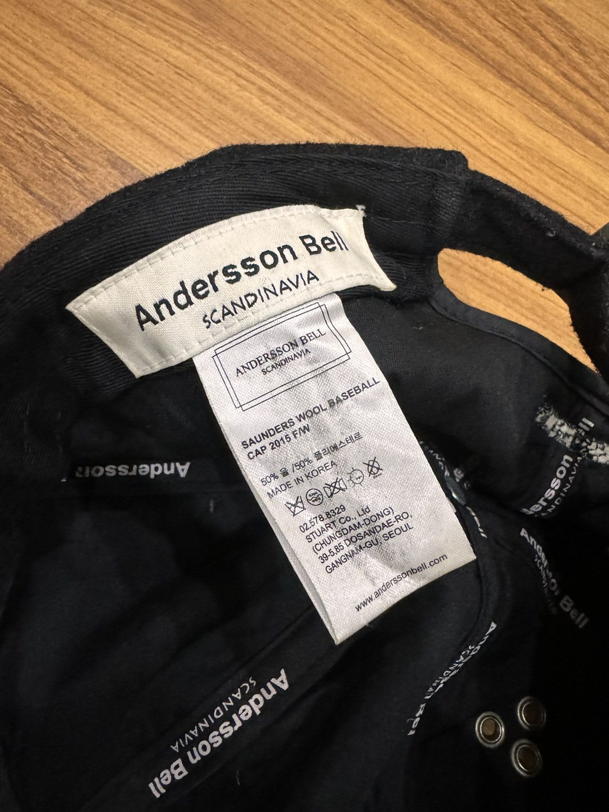 Andersson Bell ANDERSSON BELL SAUNDERS WOOL BASEBALL CAP FW 2015 CAP HAT Size ONE SIZE - 7 Thumbnail
