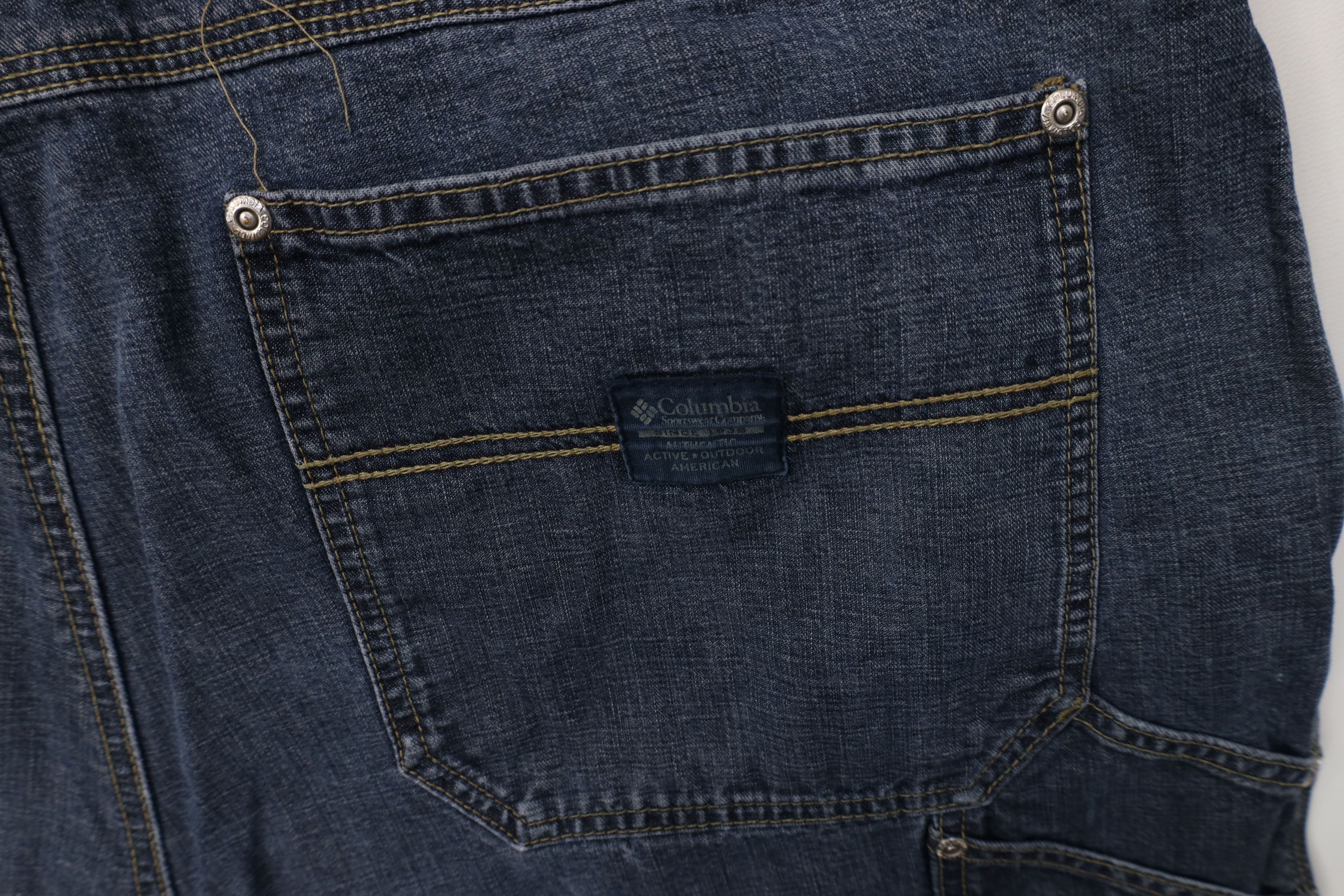 Columbia Vintage Y2K Columbia Baggy Wide Leg Denim Jeans Blue Cotton Size US 40 / EU 56 - 14 Thumbnail