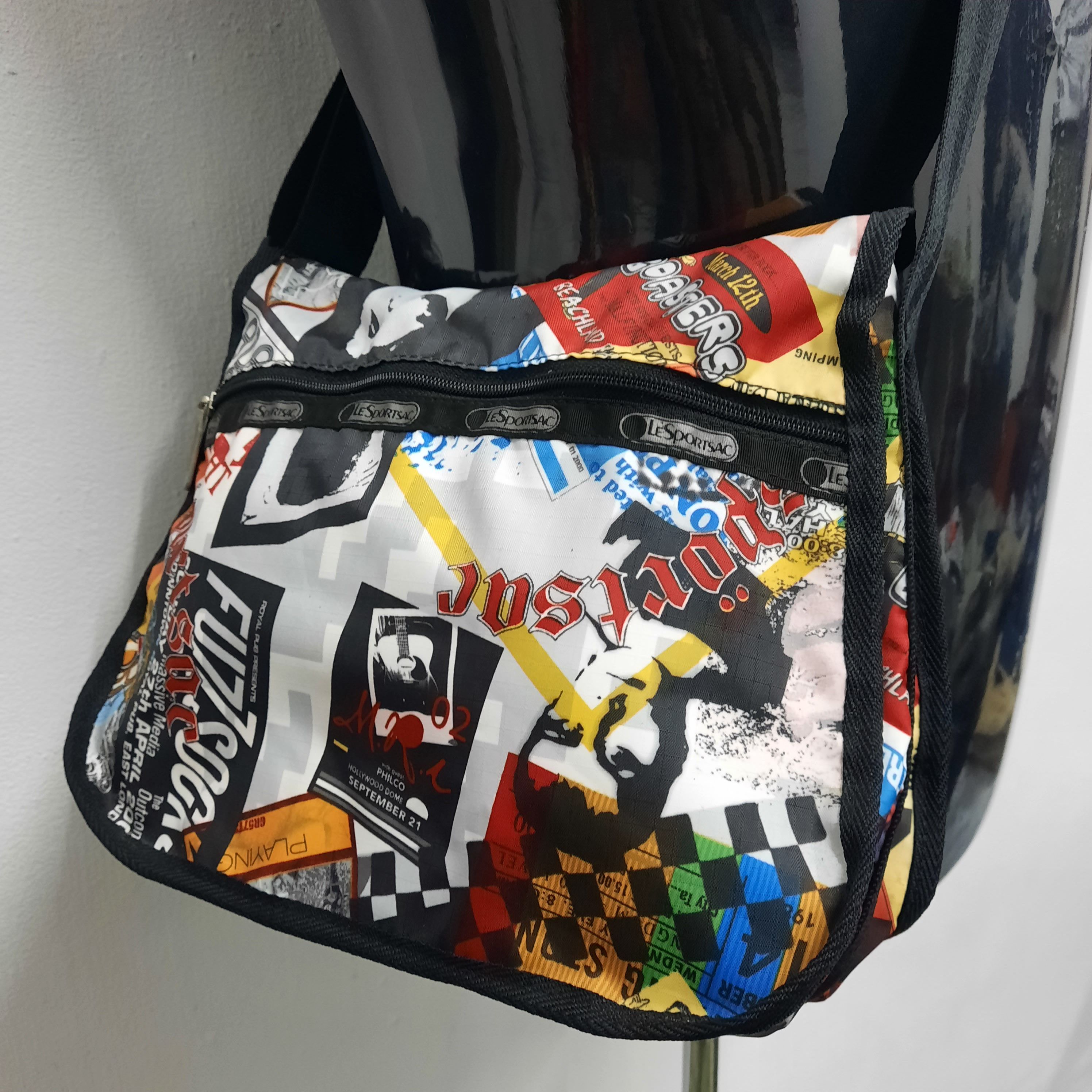 🔥Lesportsac punk rock made in usa sling/crossbody bag