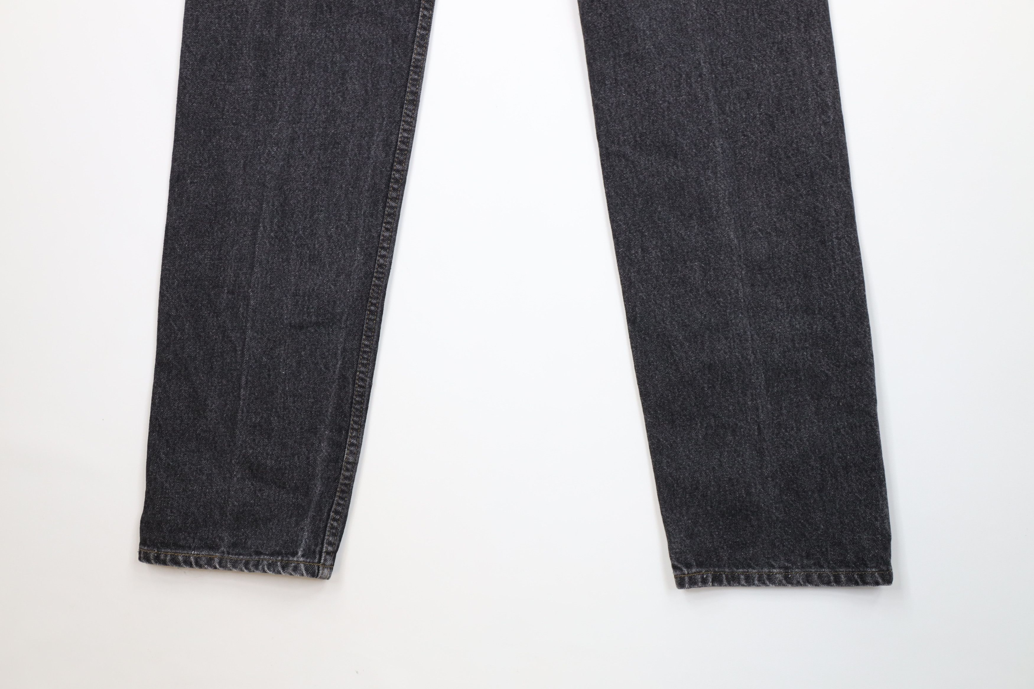 Levi's Vintage 90s Levis 505 Orange Tab Fit Denim Jeans Black USA Size US 36 / EU 52 - 13 Thumbnail