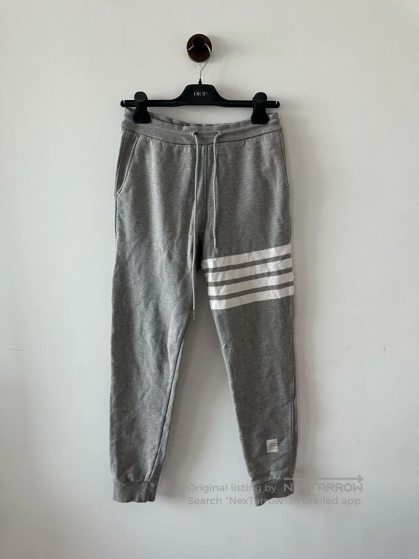 Thom Browne Thom Browne Gray Sweatpants| Size US 40 / EU 56 - 1 Thumbnail