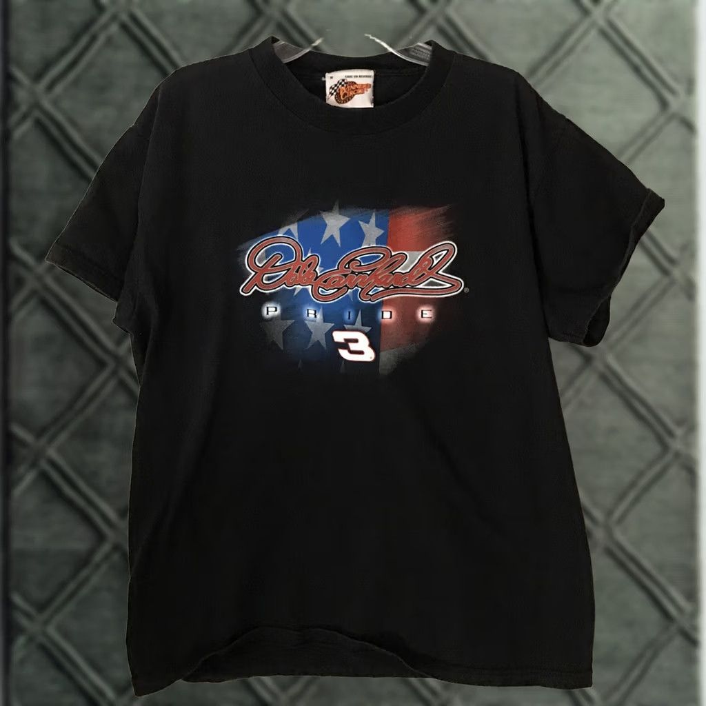 Vintage VINTAGE Winners Circle Mens Sz M Dale Earnhardt Black Short Sleeve Shirt B828 Size US M / EU 48-50 / 2 - 1 Thumbnail