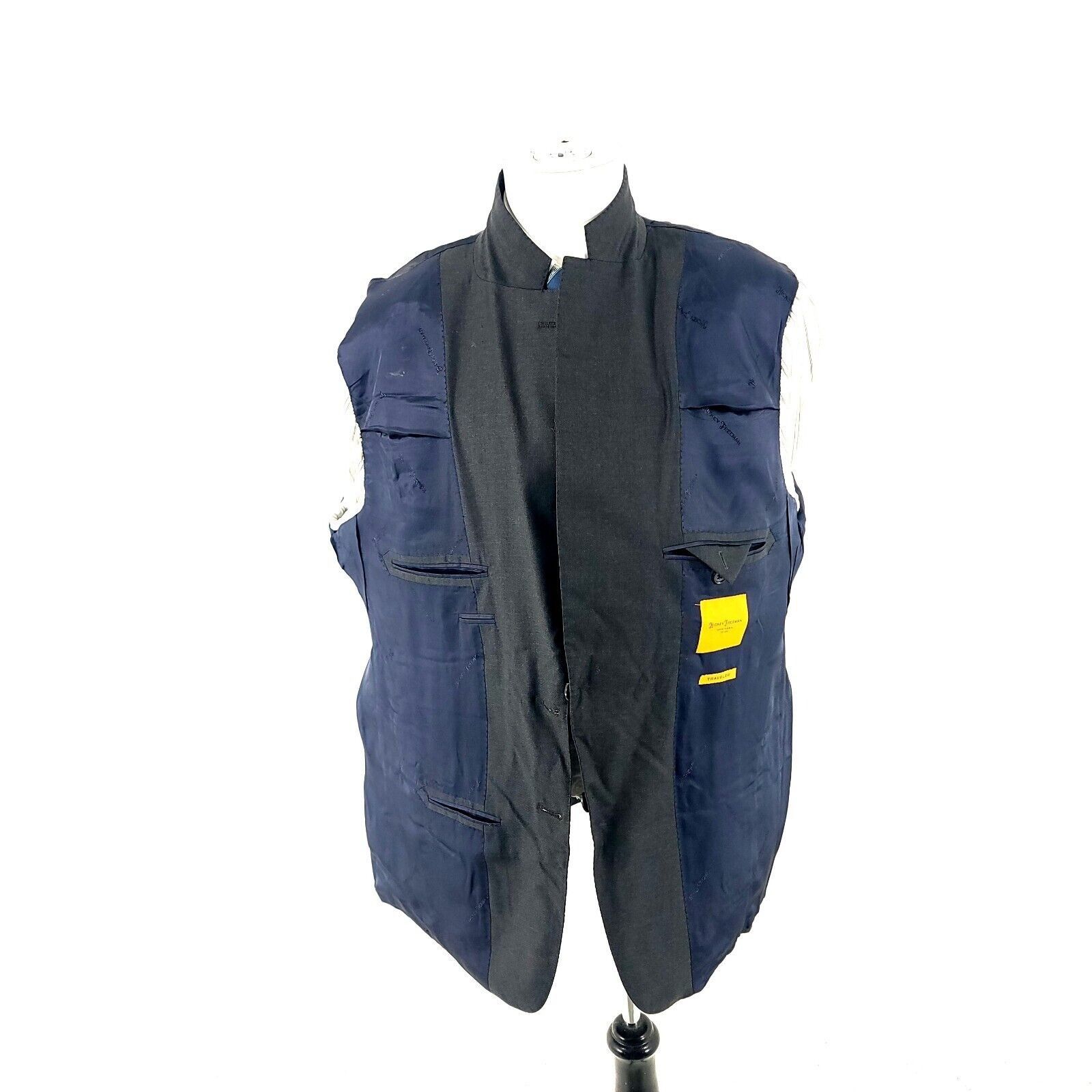 Hickey Freeman Hickey Freeman New York Traveler Beacon Worsted Wool 2 Butto Size 46R - 11 Thumbnail