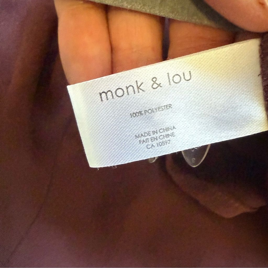 The Unbranded Brand Elegant Mauve Monk and Lou Mini Dress Size XS / US 0-2 / IT 36-38 - 4 Thumbnail