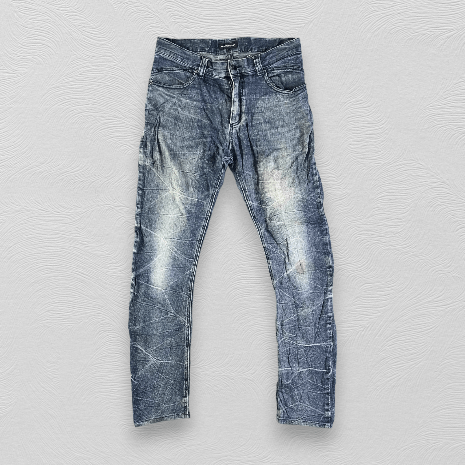 semanticdesign Japanese Semantic Design Jeans Skinny Denim KJ3054 Size US 28 / EU 44 - 1 Thumbnail