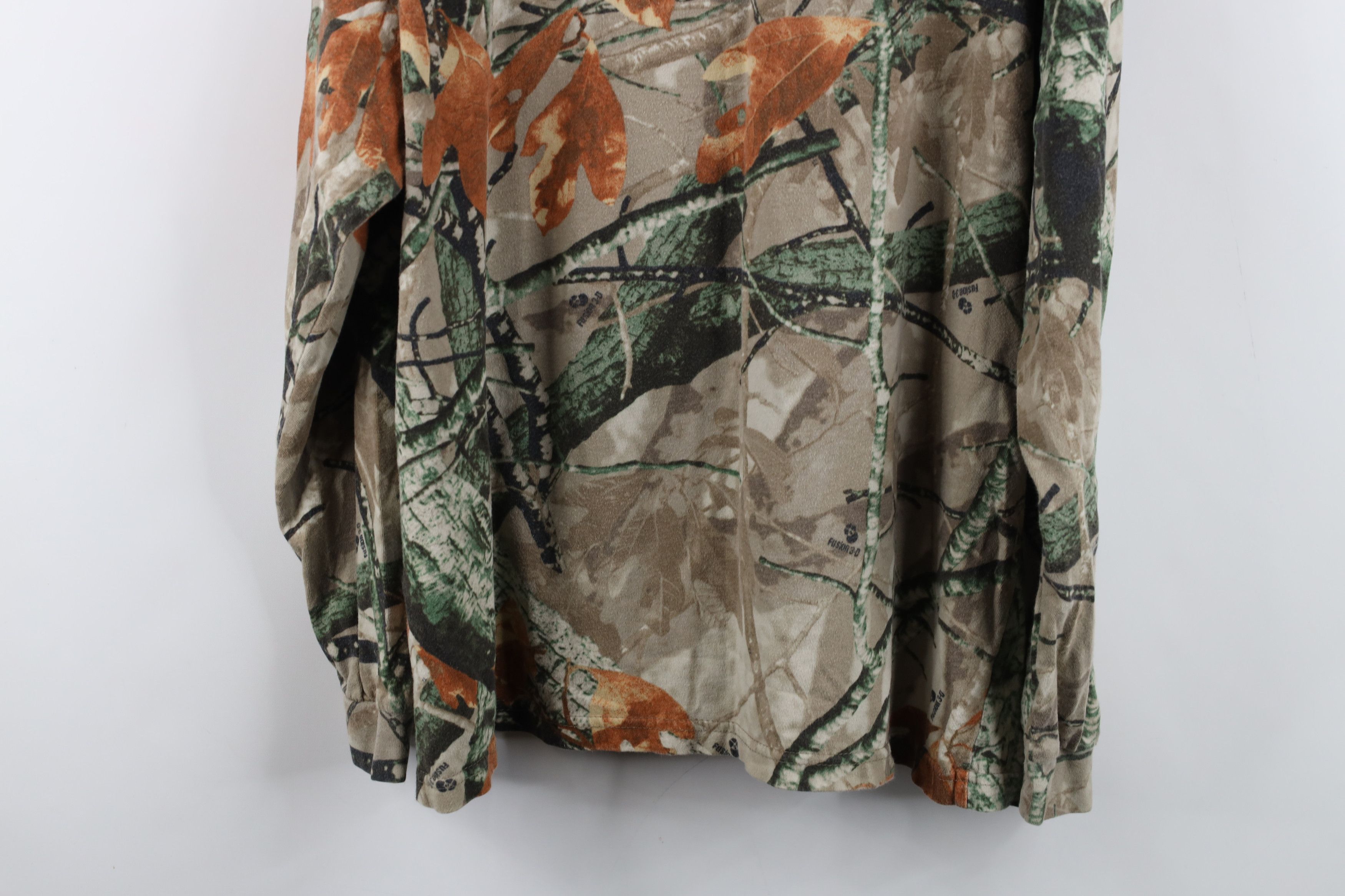 Vintage Vintage 90s Y2K Streetwear Camouflage Long Sleeve T-Shirt Size US XXL / EU 58 / 5 - 13 Thumbnail