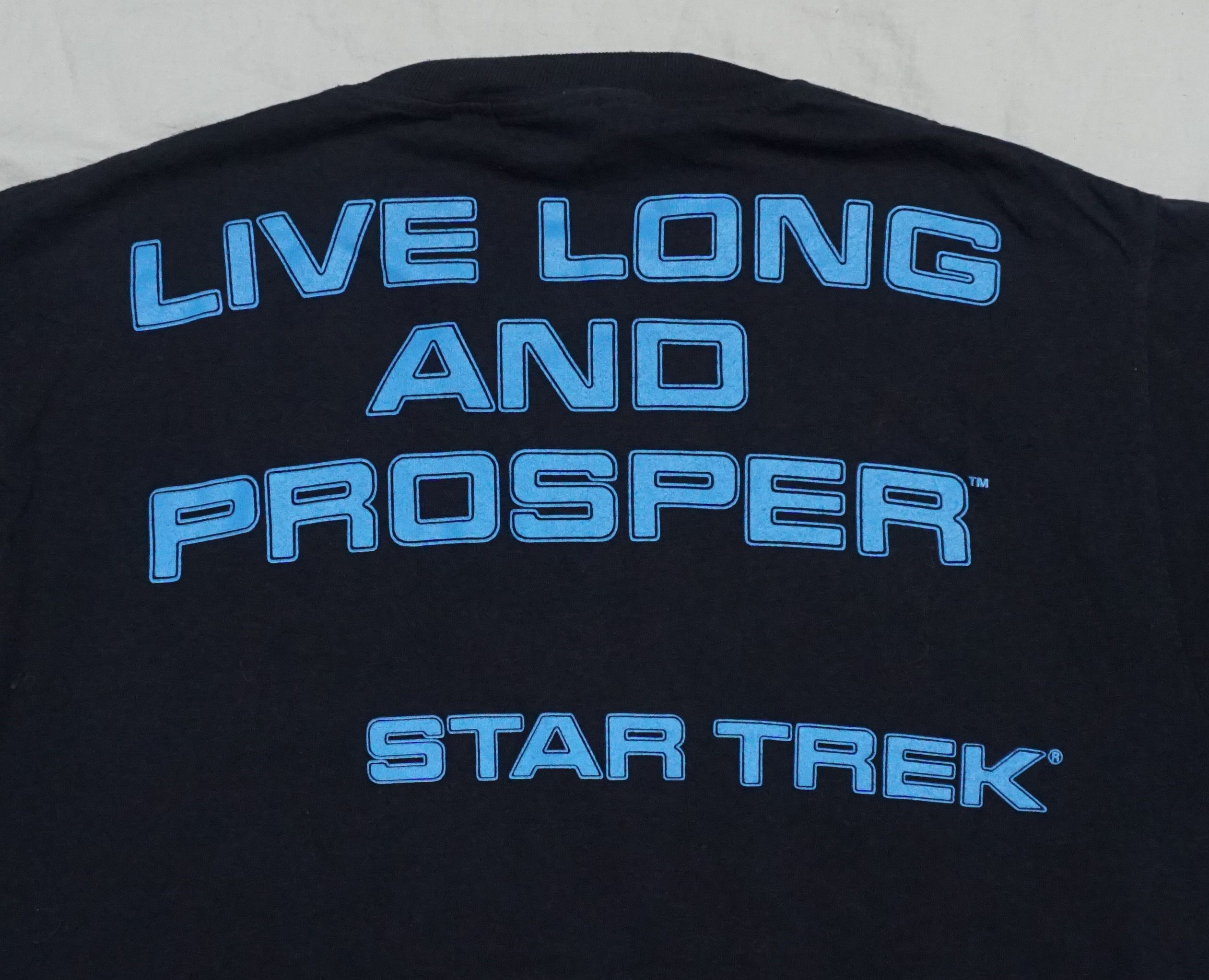 Mostly Heard Rarely Seen × Vintage 90's Star Trek Spock "Live Long and Prosper" T-shirt Size US L / EU 52-54 / 3 - 6 Thumbnail