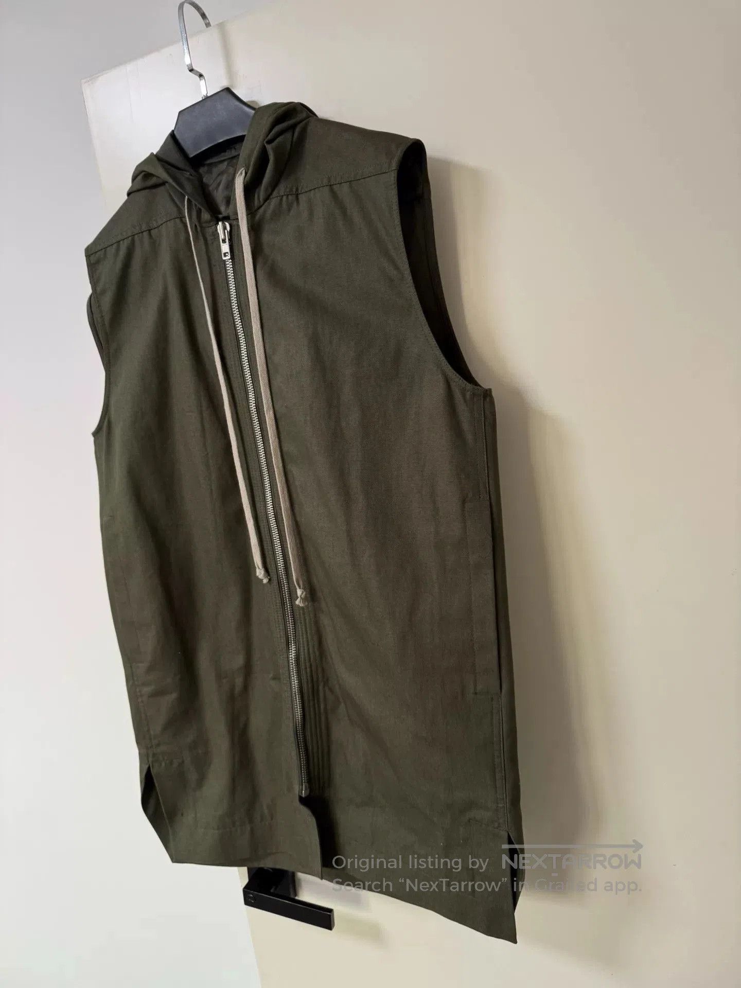 Rick Owens Rick Owens Zip Hooded Vest Jacket. Size US S / EU 44-46 / 1 - 4 Thumbnail