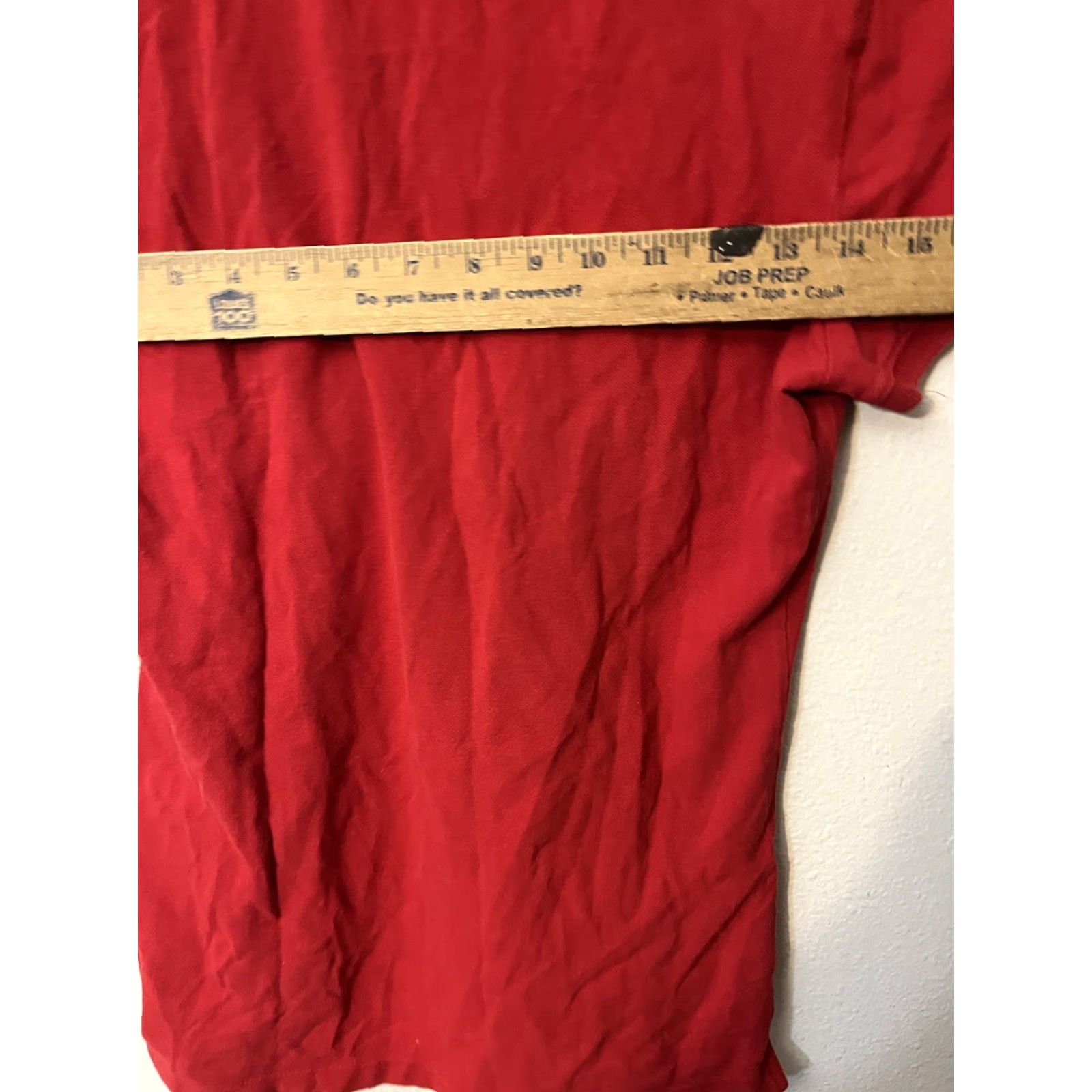 Aeropostale Aeropostale Women's Red Short Sleeve Polo Shirt - Size Large - Solid Casual Fit - Cotton - Accented Bow - Regular Fit Size L / US 10 / IT 46 - 5 Thumbnail