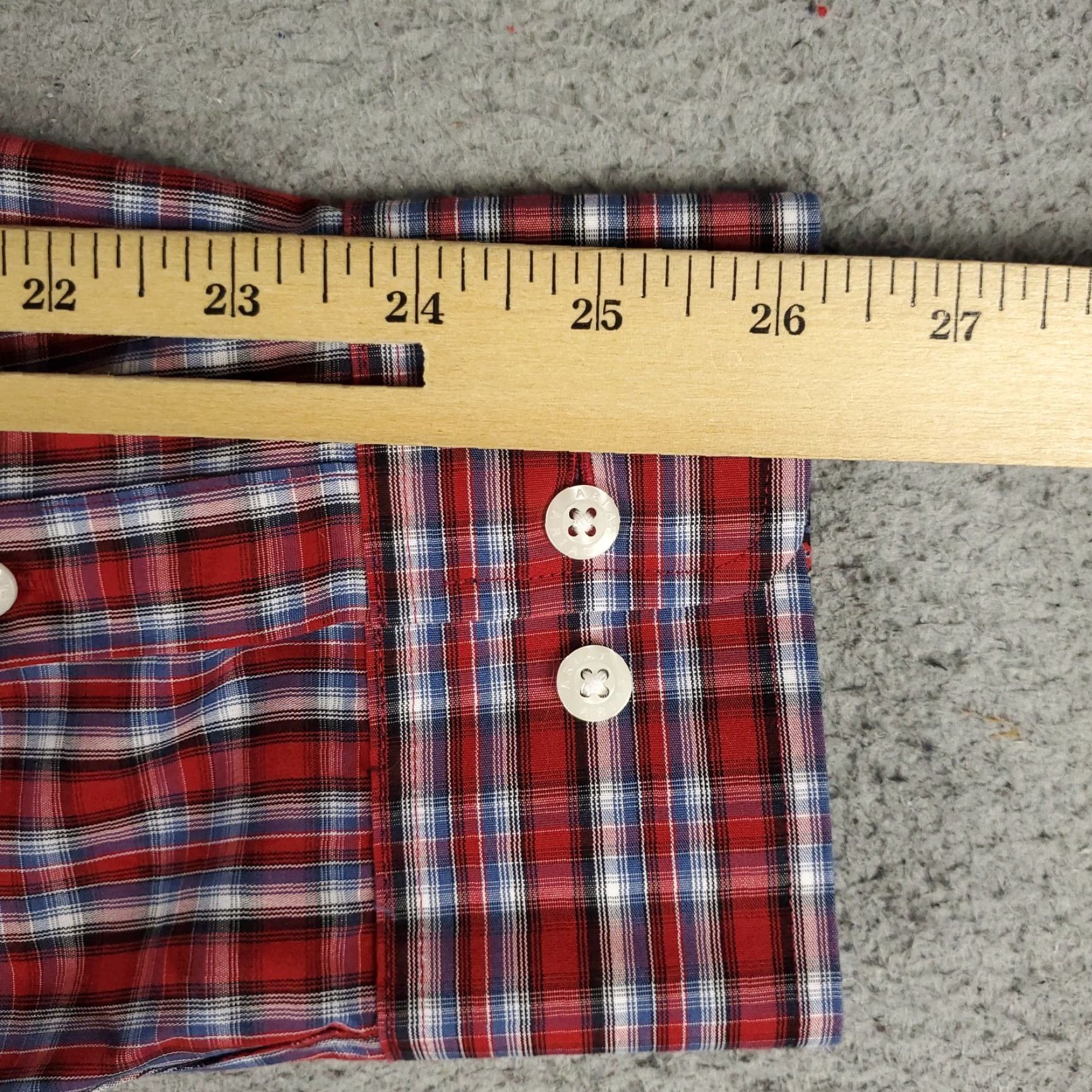 Ariat Ariat Men's Shirt 2XL Red Plaid Button-Up Long Sleeve Casual Shirt Size US XXL / EU 58 / 5 - 6 Thumbnail