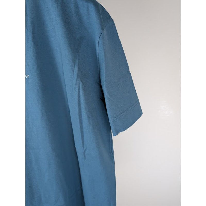 Givenchy o1rshd1 Slim Fit Embroidered Logo T-Shirt in Blue /White 3XL Size US XXL / EU 58 / 5 - 14 Thumbnail