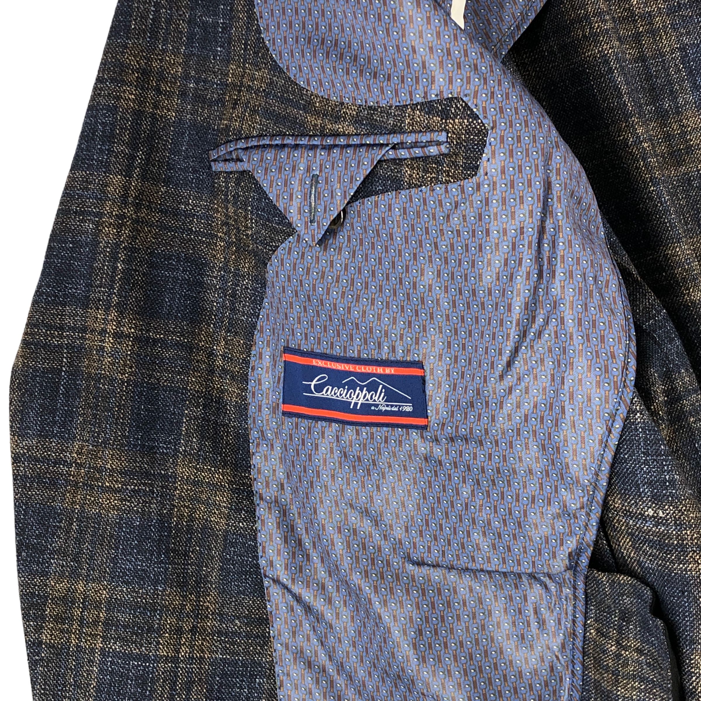 Suitsupply La Spalla Wool Silk Linen Blazer Size EU:30; UK:50; US:50S Size 50S - 8 Thumbnail
