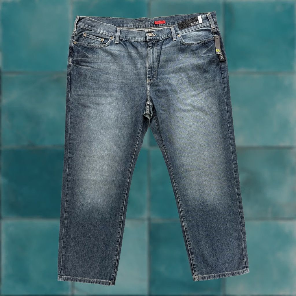Apt. 9 Apt. 9 Jeans Straight Fit Big & Tall 48x30 Mens Blue Denim NWT Pants Size US 32 / EU 48 - 1 Thumbnail