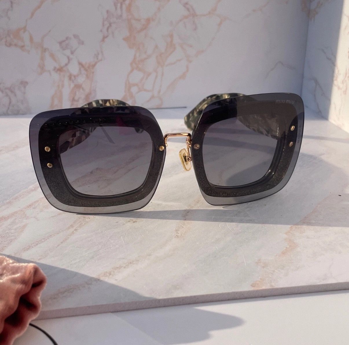 Miu Miu Miu miu sunglasses SMU01R Size ONE SIZE - 12 Thumbnail