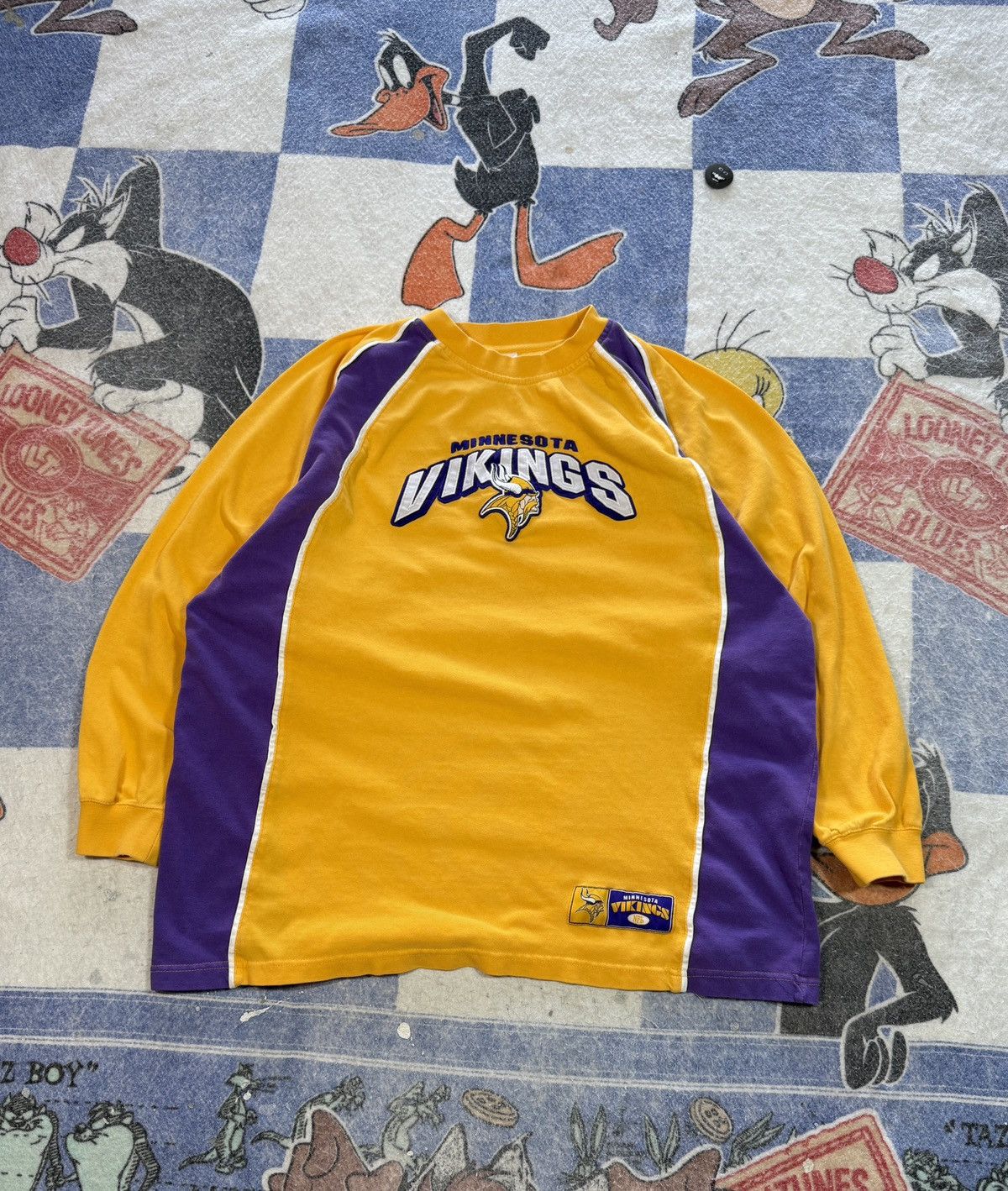 NFL Vintage Minnesota Vikings long sleeve Size US XL / EU 56 / 4 - 1 Thumbnail