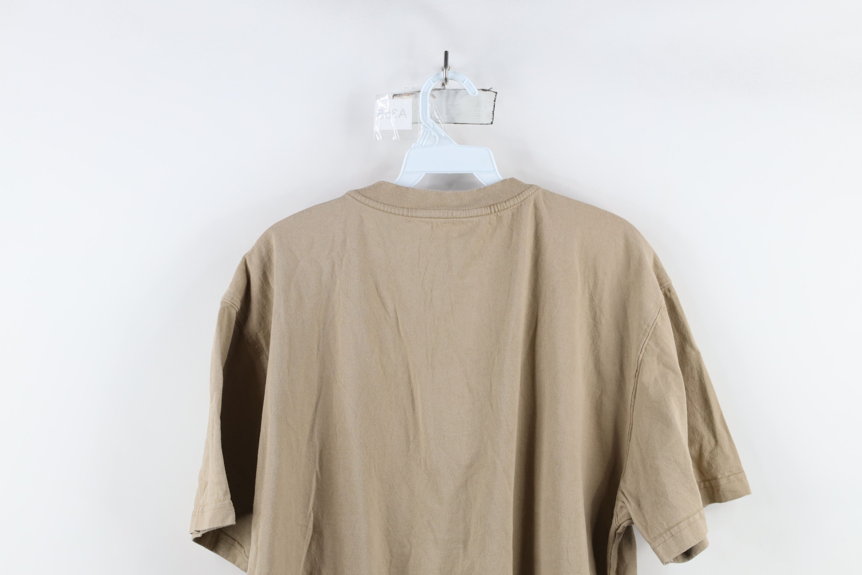 Dickies × Vintage Vintage Y2K Dickies Workwear Henley T-Shirt Beige Cotton Size US XL / EU 56 / 4 - 11 Thumbnail
