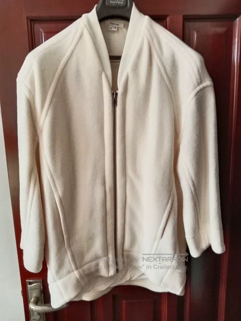 Helmut Lang Helmut Lang White Wool Jacket Size US S / EU 44-46 / 1 - 1 Thumbnail