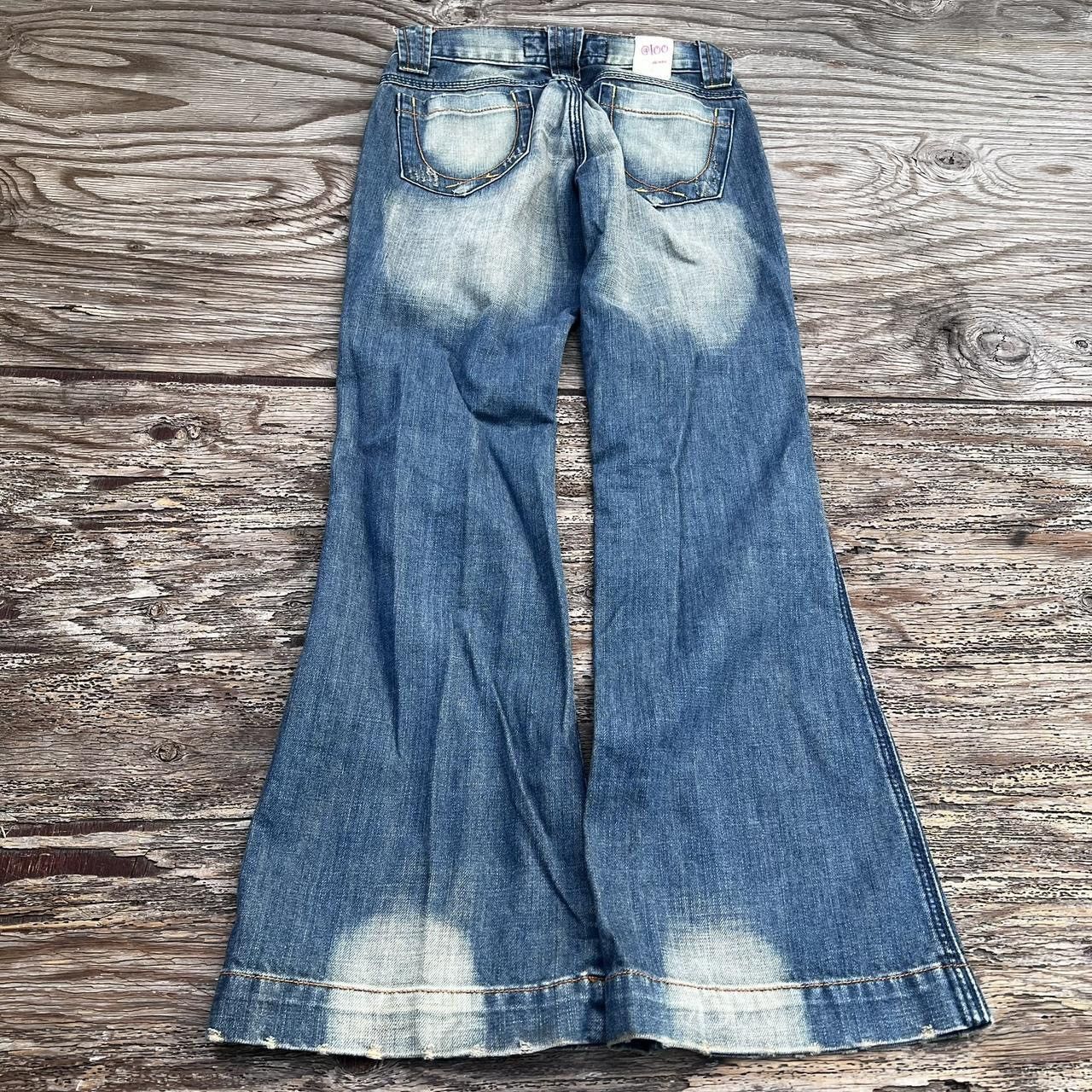 Japanese Brand × Vintage Y2k Low Rise Flare Bootcut Denim Jeans Size 26" / US 2 / IT 38 - 3 Thumbnail
