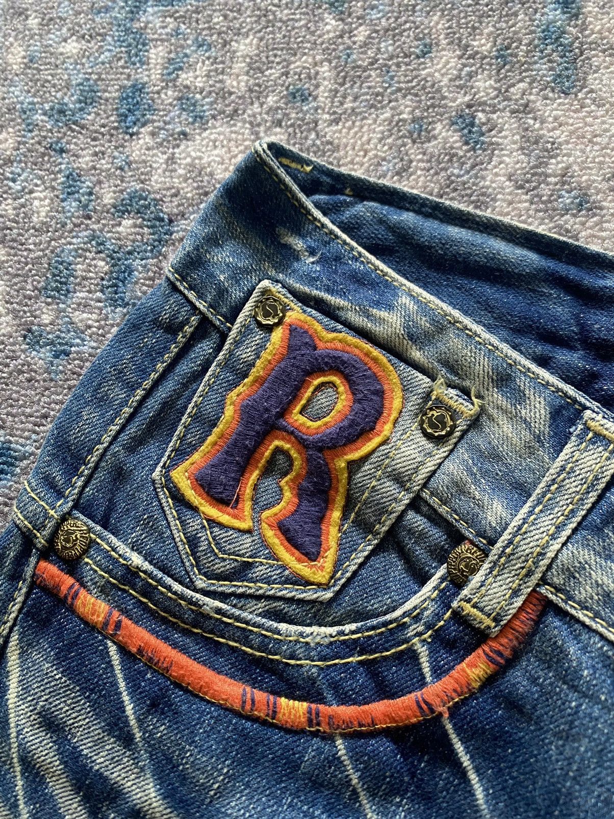 Hysteric Glamour × If Six Was Nine × Japanese Brand Japanes Red Pepper Flared Denim Size US 29 - 6 Thumbnail