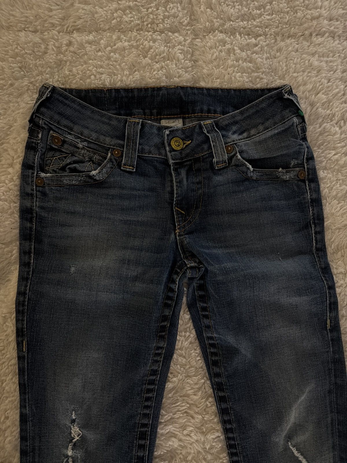 True Religion distressed true religion boot cut denim Size 29" - 1 Thumbnail