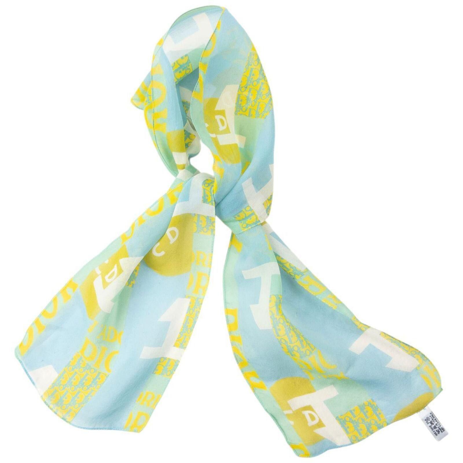 Dior Vintage 2005 Dior Monogram Silk Scarf Size ONE SIZE - 2 Thumbnail