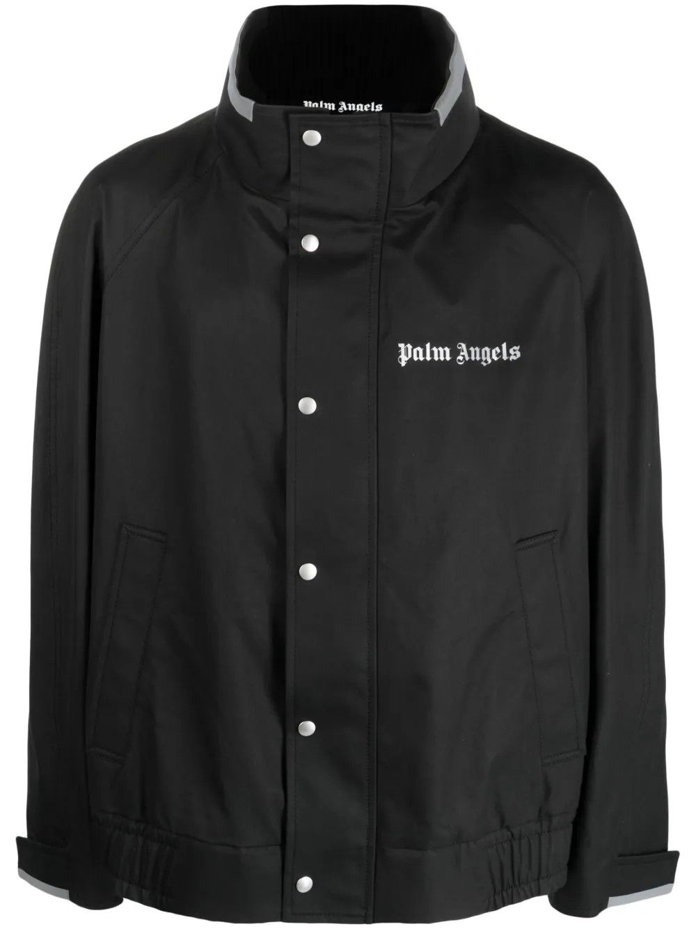 Palm Angels o1y0325 Logo Jacket in Black Size US L / EU 52-54 / 3 - 1 Thumbnail